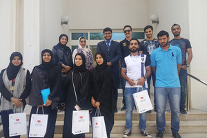 طلبة الهندسة بجامعة البحرين في زيارة' للأشغال'