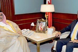 وزير الخارجية يستقبل النائب الأول لرئيس مجلس النواب