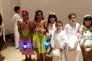 أطفال مكتبة 'أقرأ ' بالمحرق والمالكية يشاركون الفرح بليلة 'القرقاعون'