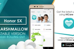 'هواوي' تبدأ بإرسال 'مارشملو' إلى 'أونور 5 إكس'