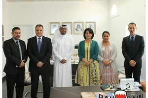 الشيخة هلا تستقبل وفداً من جمعية فرق البحرين الموسيقية