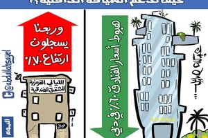 كاريكاتير 'اليوم' السعودية: انتقاد لارتفاع أسعار الفنادق السعودية مقارنةً بدبي