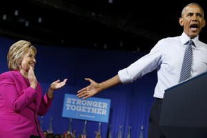 أوباما يؤكد أمام أنصار كلينتون ثقته بها