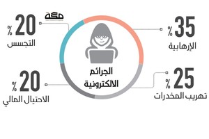 الجرائم الالكترونية تكبد الخليج 280 مليوناً شهرياً
