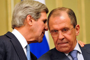 لافروف وكيري يبحثان الأزمة السورية وفضيحة المنشطات