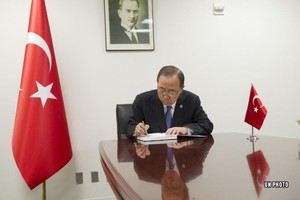 بان كي مون يحث على الحفاظ على حقوق الإنسان في تركيا