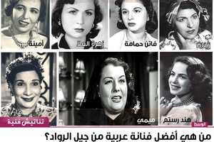 من هي أفضل فنانة عربية من جيل الرواد؟