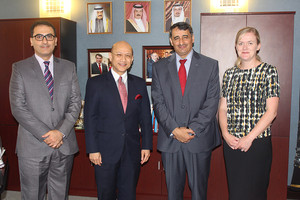 جامعة البحرين الطبية تستقبل السفير الماليزي