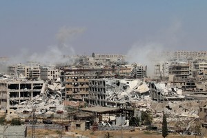 مقتل 16 مدنياً في قصف للقوات االسورية على الأحياء الشرقية في حلب