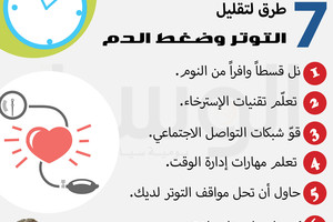 دقيقة من أجلك... 7  طرق لتقليل التوتر وضغط الدم