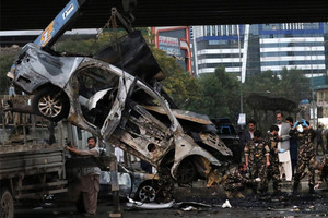 تفجير شاحنة ملغومة أمام مجمع للخدمات العسكرية واللوجستية في كابول