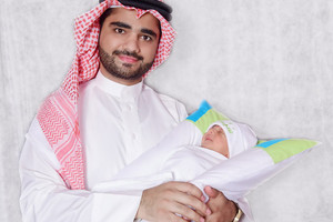 الزميل علي الموسوي يرزق بـ 'سيدآدم'