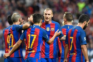 فوز بطل اسبانيا 'برشلونة' على بطل انجلترا 'ليستر سيتي' وديا