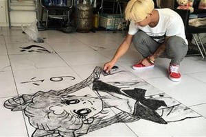 بالصور: حلاق يحول شعر الزبائن إلى لوحات فنية مدهشة