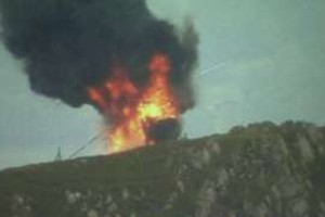 اشتعال حريق في مروحية تابعة للقوات الجوية الملكية البريطانية