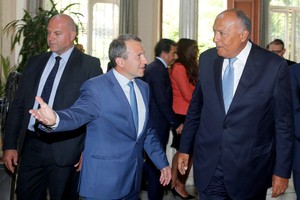 وزيرا خارجية مصر ولبنان يؤكدان أهمية التنسيق في مكافحة الإرهاب