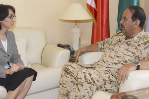 القائد العام يستقبل السفيرة التركية ويشيد بالعلاقات بين البلدين