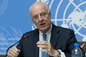  دي ميستورا: وقف القتال في حلب 48 ساعة سيكون موضوعا رئيسيا أمام قوة مهام الأمم المتحدة اليوم