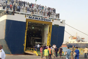 طلائع حجاج البحر تصل ميناء جدة قادمة من السودان