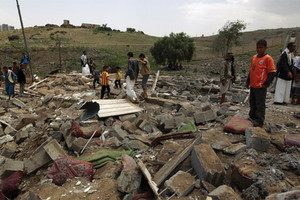 انفجارات عنيفة في صنعاء جراء غارات لمقاتلات التحالف على مواقع الحوثيين وقوات صالح