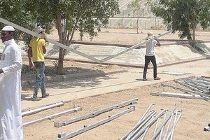  بدء تجهيز 18 ألف خيمة بعرفات