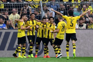 اوبامايانغ يقود دورتموند للفوز على ماينز في مستهل مشواره بالبوندسليغا