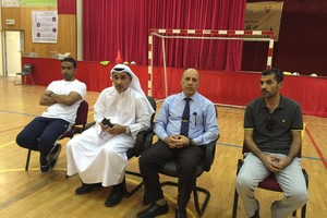 افتتاح الدورة التدريبية في كرة القدم لمعلمي التربية الرياضية