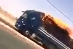 بالفيديو... هكذا قاد سعودي 'شاحنة مشتعلة' لينقذ 50 ألف نسمة في حائل