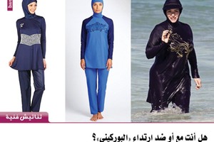 هل أنتِ مع أو ضد ارتداء 'البوركيني'؟