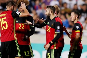 ثنائية لوكاكو تمنح بلجيكا انتصارها الأول تحت قيادة المدرب مارتينيز
