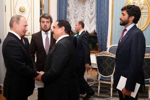 العاهل يحضر حفل عشاء أقامه الرئيس الروسي تكريماً لجلالته