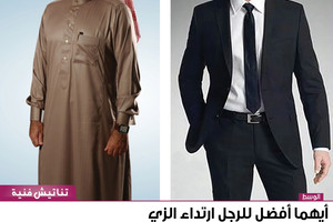 أيهما أفضل للرجل ارتداء الزي التقليدي أم الزي الغربي في العمل؟