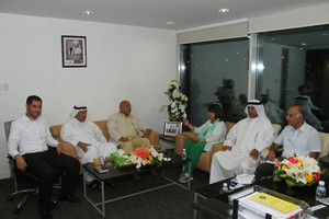 بالصور... حياة بنت عبدالعزيز تجتمع بالخبير الدولي أحمد الدولتلي