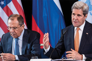 كيري يصل إلى جنيف لإجراء محادثات مع لافروف بشأن سورية