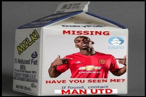 جماهير يونايتد تسخر من أداء بوغبا في ديربي مانشستر