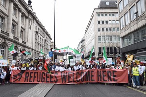 20 ألف متظاهر في لندن تأييداً لاستقبال اللاجئين