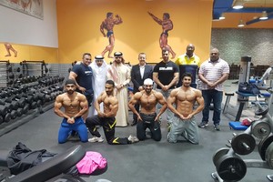 البعثة الإدارية تزور تدريبات المنتخبات المشاركة في 'آسيوية الشواطئ'