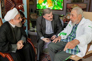 روحاني: إيران وكوبا رمز الصمود أمام أشد ألوان الحظر