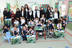 لجنة المرأة بـ 'جيبك' تزور أطفال مركز البحرين للحراك الدولي