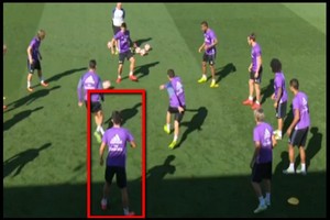 بالفيديو... نجل زيدان يحرج رونالدو في تدريبات ريال مدريد