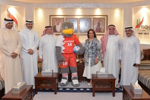 'قناص' يبدأ حملة الترويج لكأس آسيا للشباب بزيارة اللجنة الأولمبية