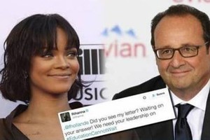 تغريدة بين الرئيس الفرنسي وريهانا بشأن 'التربية'