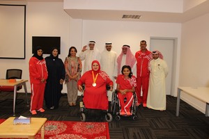 اتحاد ذوي الإعاقة يحتفي بانجاز بعثته في دورة الألعاب البارالمبية