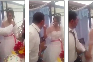 بالفيديو... العريس لم يتحمل الزواج لأكثر من 15 دقيقة!