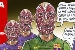 كاريكاتير صحيفة سبورت الكاتالونية – البارسا المجهول أمام سيلتا