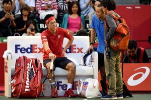 نيشيكوري ينسحب من بطولة اليابان للتنس بسبب الإصابة
