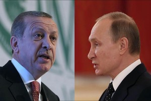 بوتين وأردوغان يدعوان لوقف التصعيد في سورية