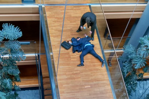 نقل المرشح الرئيسي لزعامة حزب 'استقلال بريطانيا' الى المستشفى بعد مشادة في البرلمان الاوروبي