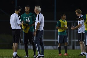 المنتخب السعودي يواصل تدريباته استعدادا لمواجهة نظيره الإماراتي في تصفيات المونديال
