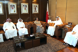 الجودر يبحث مع حياة بنت عبدالعزيز وناديي سار والبحرين تطوير منظومة كرة الطاولة